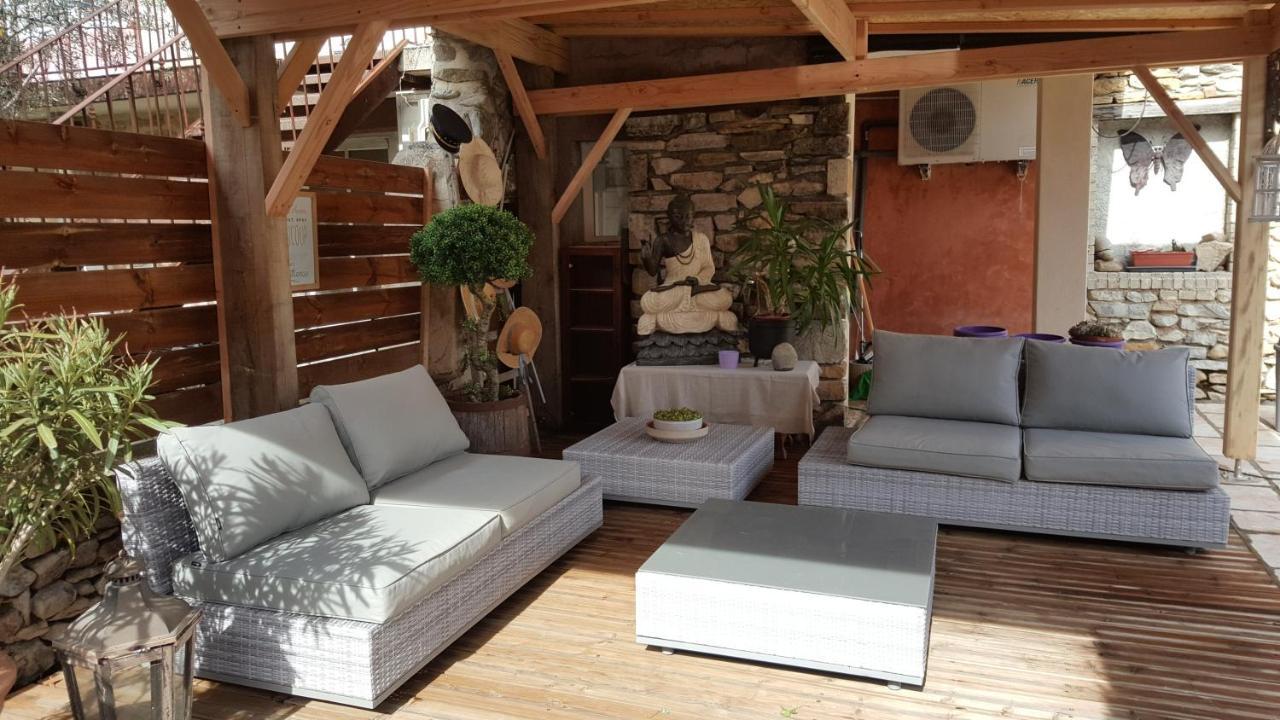 Chambre L'Orchidee Vallon-Pont-dʼArc Exteriör bild